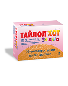ТАЙЛОЛ ХОТ САШЕТА X 12 ДЕЦА