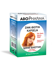 АБОФАРМА ЦИНК-БИОТИН КАПС. Х 30