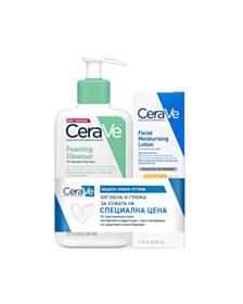 СЕРАВЕ КОМПЛЕКТ ИЗМИВАЩА ГЕЛ ПЯНА 236МЛ+КРЕМ ЛИЦЕ SPF30 52МЛ 203674