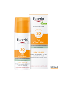 ЮСЕРИН СЪН ОЙЛ КОНТРОЛ КРЕМ-ГЕЛ ЗА ЛИЦЕ SPF30+ 50МЛ МАЗНА КОЖА В
