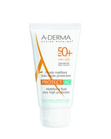 А-ДЕРМА СЛЪНЦЕ SPF50+ ФЛУИД МАТИРАЩ 40МЛ X