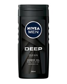 НИВЕА ДУШ ГЕЛ МЕН DEEP 250МЛ 84086 В