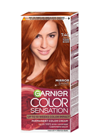 ГАРНИЕ БОЯ ЗА КОСА COLOR SENSATION 7.40 amber light 
