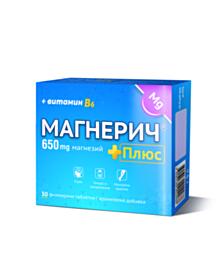 МАГНЕРИЧ ПЛЮС ТАБЛ. 650 МГ  Х 30