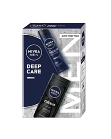 НИВЕА КОМПЛЕКТ МЕН DEEP CARE ДУШ ГЕЛ 250МЛ+ДЕЗО СПРЕЙ 150МЛ