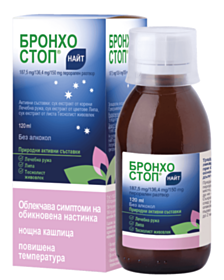 БРОНХОСТОП НАЙТ СИРОП 120МЛ