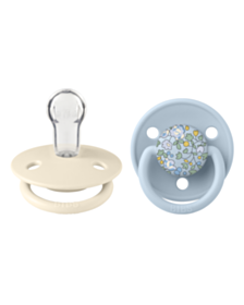 БИБС БИБЕРОНИ LIBERTY DE LUX,ELOISE,BABY BLUE MIX, УНИВЕРСАЛЕН РАЗМЕР С-Н 0-3Г.15011101