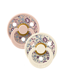 БИБС БИБЕРОНИ LIBERTY COLOUR , ELOISE BLUSH MIX КАУЧУК 0-6М X 2 11011102