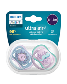 АВЕНТ ЗАЛЪГАЛКИ ОРТОДОНТИЧНИ ULTRA AIR 6-18М Х 2БР ОКЕАН SCF085/61