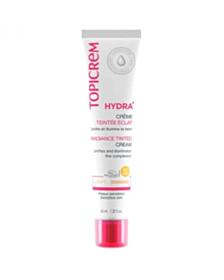 ТОПИКРЕМ ХИДРА+ РАДИАНС ОЦВЕТЕН ХИДРАТИРАЩ КРЕМ СВЕТЪЛ SPF50 40МЛ