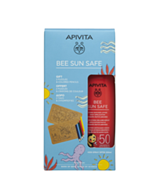 АПИВИТА СЪН КОМПЛЕКТ СПРЕЙ ЗА ДЕЦА SPF50 200МЛ+ПОДАРЪК 2БР ПЪЗЕЛ+ЦВЕТНИ МОЛИВИ