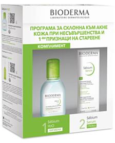БИОДЕРМА КОМПЛЕКТ СЕБИУМ СЕРУМ 30МЛ+СЕБИУМ МИЦЕЛАРНА ВОДА 100МЛ