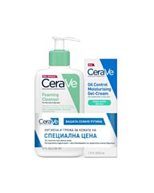 СЕРАВЕ КОМПЛЕКТ ИЗМИВАЩА ГЕЛ ПЯНА 236МЛ+ГЕЛ КРЕМ ЗА ЛИЦЕ 52МЛ 620686 СПЕЦИАЛНА ЦЕНА
