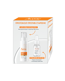АВЕН СЛЪНЦЕ КОМПЛЕКТ ЕКСПЕРТ АНТИ-ЕЙДЖ ФЛУИД SPF50  40МЛ+СЕРУМ HAB3 10МЛ