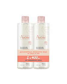 АВЕН КОМПЛЕКТ ДУО ESSENTIALS МИЦЕЛАРНА ВОДА 2Х400МЛ