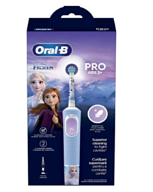 ОРАЛ-Б ЕЛЕКТРИЧЕСКА ЧЕТКА ЗА ЗЪБИ ДЕТСКА VITALITY PRO FROZEN 3+ С АДАПТЕР