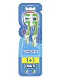 ОРАЛ-Б ЧЕТКИ ЗА ЗЪБИ COMPLETE CLEAN 1+1