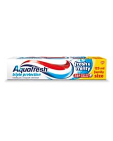 АКВАФРЕШ ПАСТА ЗА ЗЪБИ ТРОЙНА ЗАЩИТА FRESH&MINTY СИНЯ 125МЛ 2811011