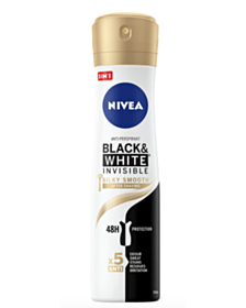 НИВЕА ДЕЗОДОРАНТ СПРЕЙ ДАМСКИ INVISIBLE ON BLACK&WHITE SILKY 150МЛ 82282 В
