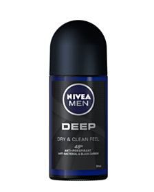 НИВЕА ДЕЗОДОРАНТ РОЛ-ОН МЪЖКИ DEEP ACTIVE 50МЛ 80031 В
