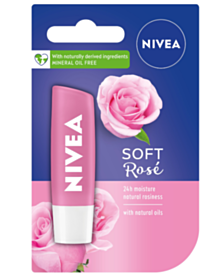НИВЕА БАЛСАМ ЗА УСТНИ SOFT ROSE 4,8ГР 85066