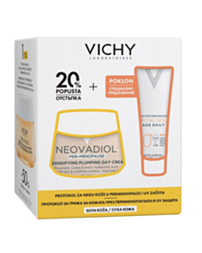 ВИШИ К-Т НЕОВАДИОЛ ПЕРИ-МЕНОПАУЗА ДНЕВЕН КРЕМ ЗА СУХА КОЖА 50МЛ+SOLEIL SPF50+ UV-AGE ФЛУИД 15МЛ B 