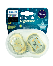 АВЕНТ ЗАЛЪГАЛКИ ОРТОДОНТИЧНИ ULTRA AIR НОЩНА 18М+ X2БР SCF376/01 