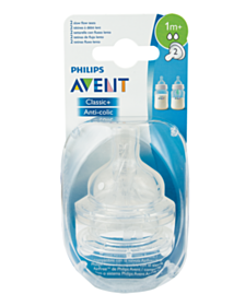 АВЕНТ БИБЕРОН КЛАСИК + ANTI-COLIC SLOW С 2 ДУПКИ 1М+ Х 2БР SCF632/27*