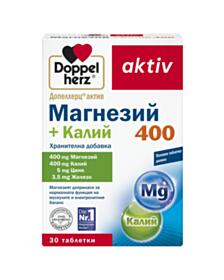 ДОПЕЛХЕРЦ АКТИВ МАГНЕЗИЙ 400МГ + КАЛИЙ 400МГ ТАБЛ X 30