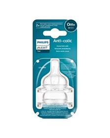 АВЕНТ БИБЕРОН ANTI-COLIC ЗА НОВОРОДЕНО С 1 ДУПКА 0М+ Х 2БР SCY761/02