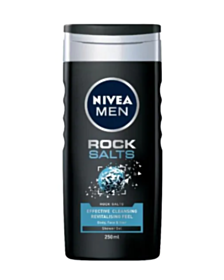 НИВЕА ДУШ ГЕЛ МЕН ROCK SALTS 3 В 1 250МЛ 84084 В