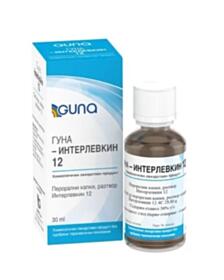 ГУНА ИНТЕРЛЕВКИН 12 КАПКИ X 30МЛ