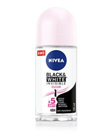 НИВЕА ДЕЗОДОРАНТ РОЛ-ОН ДАМСКИ INVISIBLE ON BLACK&WHITE CLEAR 50МЛ 82240