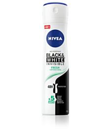 НИВЕА ДЕЗОДОРАНТ СПРЕЙ ДАМСКИ INVISIBLE ON BLACK&WHITE FRESH 150МЛ 88674