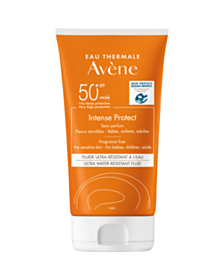 АВЕН СЛЪНЦЕ ИНТЕНС ПРОТЕКТ УЛТРА ВОДОУСТОЙЧИВ ФЛУИД SPF50+ 150МЛ  А *