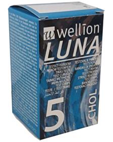 WELLION ЛУНА ТЕСТ ЛЕНТИ ЗА ХОЛЕСТЕРОЛ Х 5 