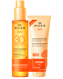 НУКС СЪН КОМПЛЕКТ ОЛИО ЗА ТЕН SPF30 150МЛ+ОСВЕЖАВАЩ ЛОСИОН ЗА СЛЕД СЛЪНЦЕ 100МЛ