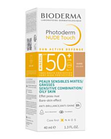 БИОДЕРМА ФОТОДЕРМ НЮД ТАЧ SPF50+ ЗЛАТИСТ 40МЛ  Х
