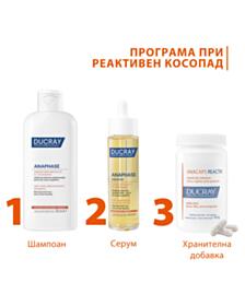ДЮКРЕ РУТИНА ПРИ РЕАКТИВЕН КОСОПАД - ШАМПОАН, ЛОСИОН И КАПСУЛИ