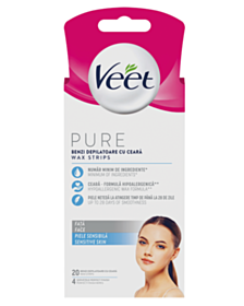 ВИЙТ PURE ВОСЪЧНИ ЛЕНТИ ЗА ЛИЦЕ ЗА ЧУВСТВИТЕЛНА КОЖА Х 20БР.
