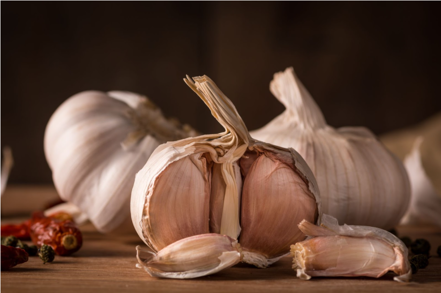 няколко глави чесън