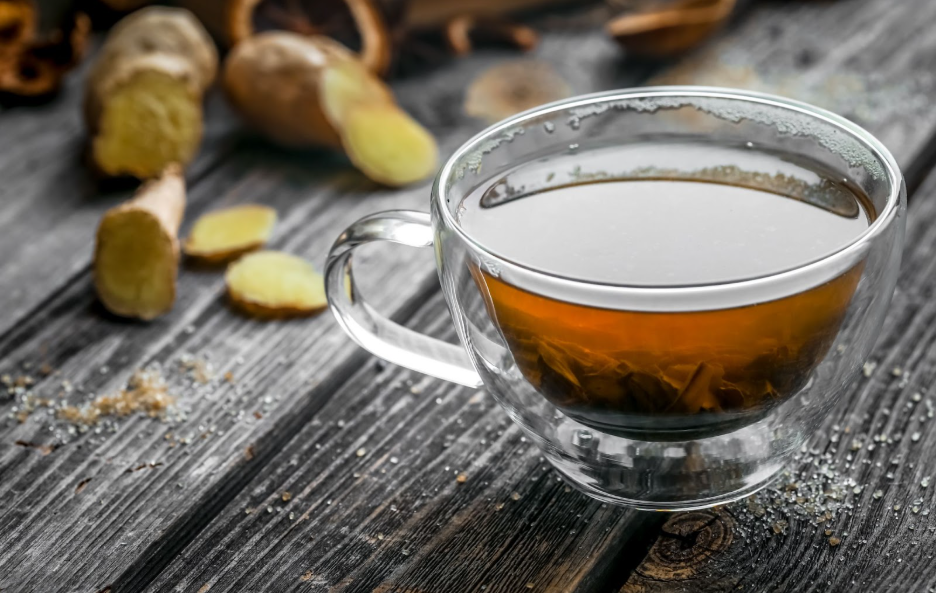 чаша с чай от женшен