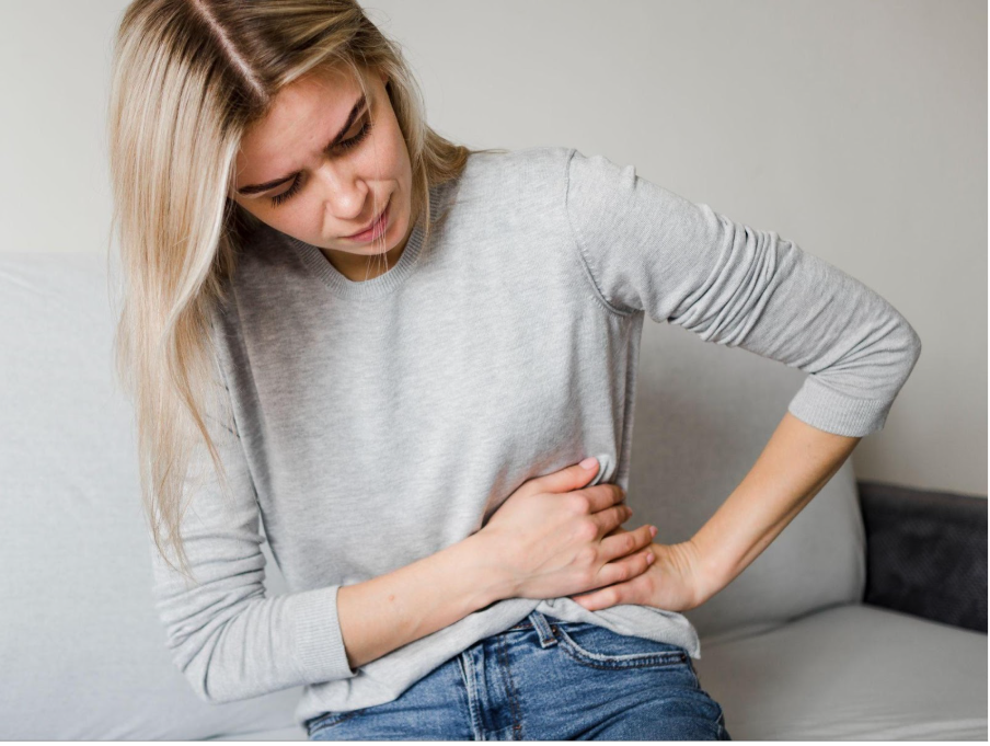 Жена с болки от панкреатит